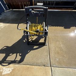 100 foot hose and hose reel