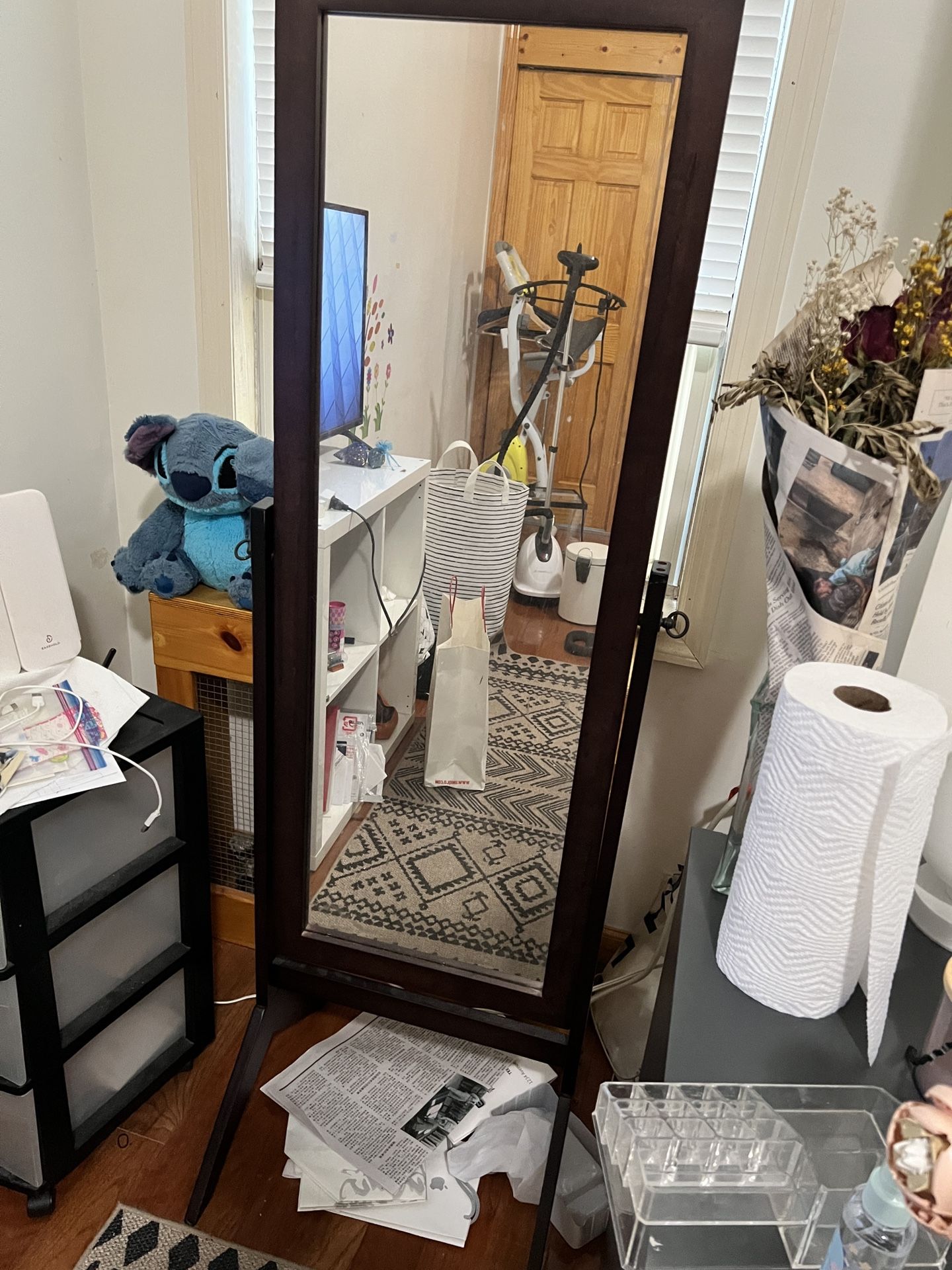 Wood Frame Mirror (everything must go!)