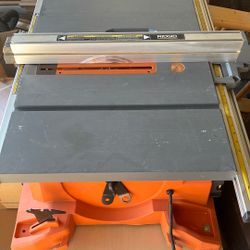 Rigid Table Saw With Custom Stand