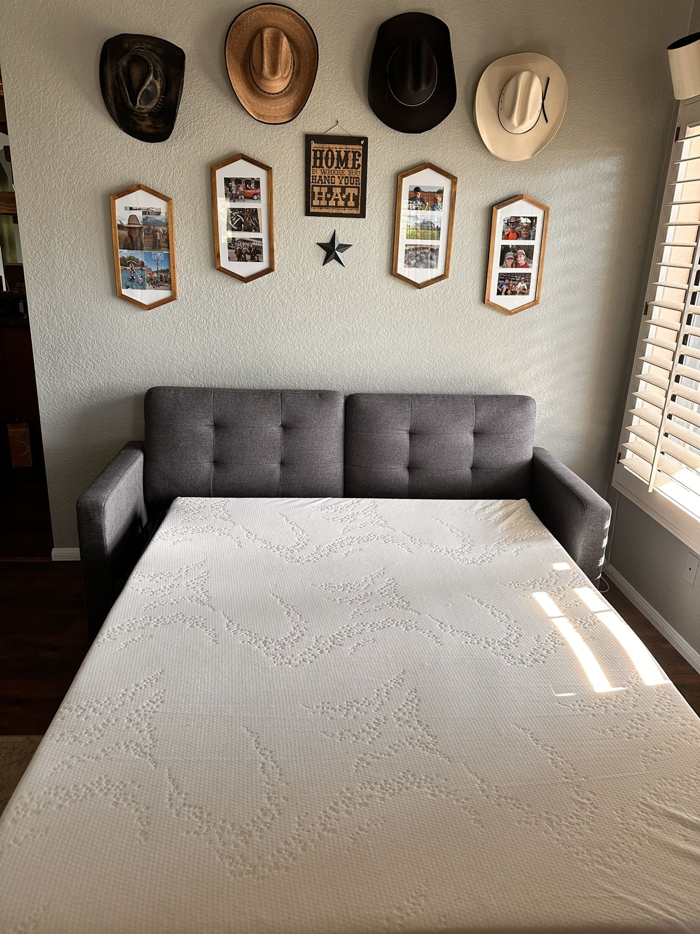Grey Pull Out Sofa Hide A Bed