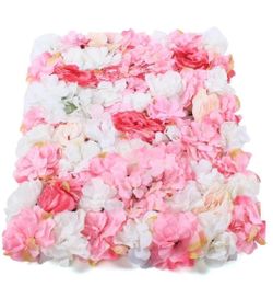 Artificial Flower Wall Panel Pink and White