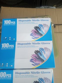 Disposable Nitrile Gloves 100 Pieces Extra Small