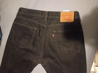 Levis denim jeans black used