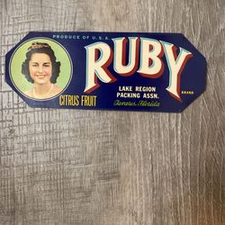 Create label original vintage