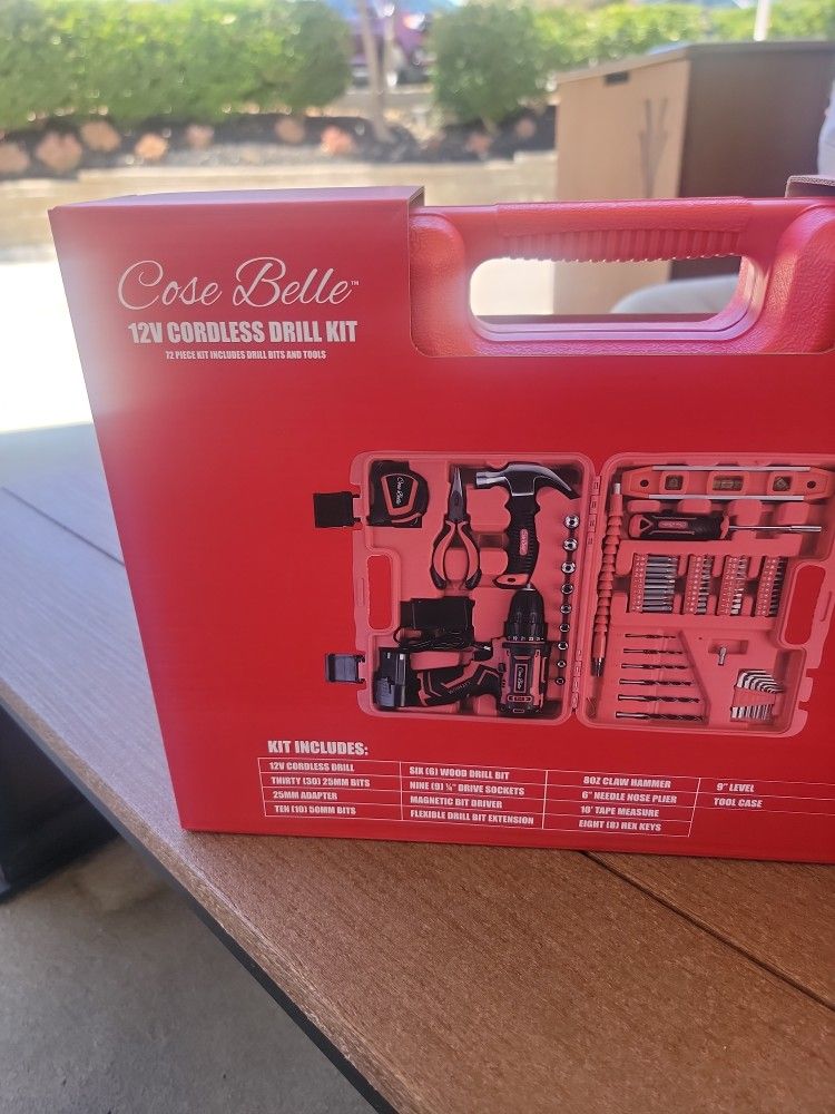 Cose Belle 72 Cordless Drill Set 40$