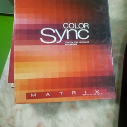 Matrix Color Sync Professional Demi Permanent Haircolor Swatchbook
