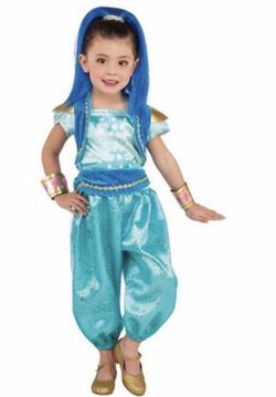Shimmer & Shine: Shine Deluxe Toddler Costume 2T/3T or 3T/4T, Brand NEW! Porch Pickup or Can Ship!