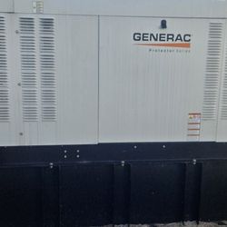 Generator with fuel tank attached
