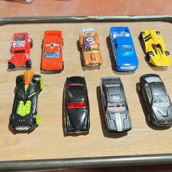 Mattel Cars   & Mix Toys Car  9 Pieces 