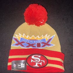 San Francisco 49ers New Era Knit Super Bowl XXIX Beanie - On-Field Edition NWT Adult one size fits all Purchased at Levis Stadium 