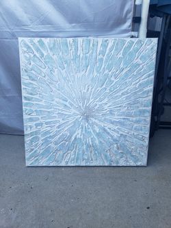 Abstract Painting On Canvas 