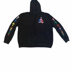 chrome hearts hoodie used 