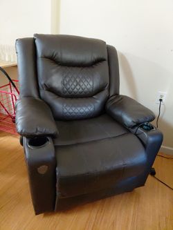 Electric massage recliner