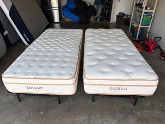 Saatva Split King Mattress (2 Twin XL’s)