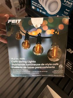 Feit Electric 50' LED Cafe String Light
