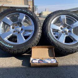 Chevy Silverado Wheels 275/55/20” Goodtrip 
