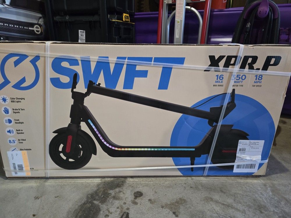 New SWFT XPR P Electric Scooter - Black