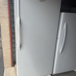 White Kenmore Standing Freezer