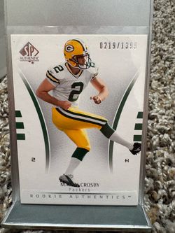 2007 SP Authentic - Rookie Authentics Mason Crosby #141 /1399 (RC)