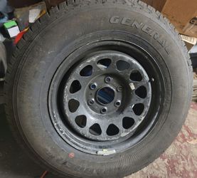 General Grabber HTS 265/70R17 Tire with Rim