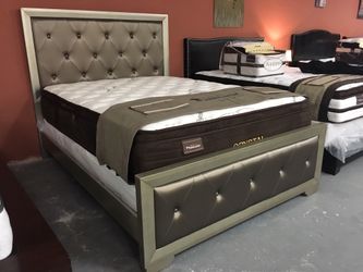 BRAND NEW QUEEN SIZE MATTRESS AND BED FRAME