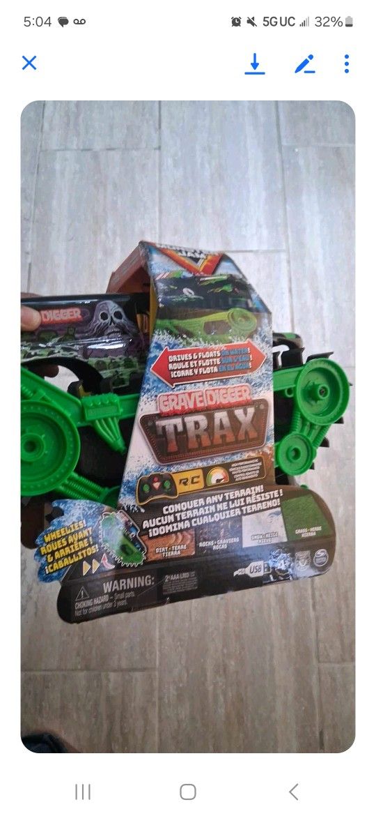 Monster Jam Grave Digger Trax