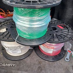 #8, Stranded 500ft, ( Green And Black).$195, Each.  