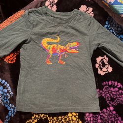 Green Dinosaur Long Sleeve