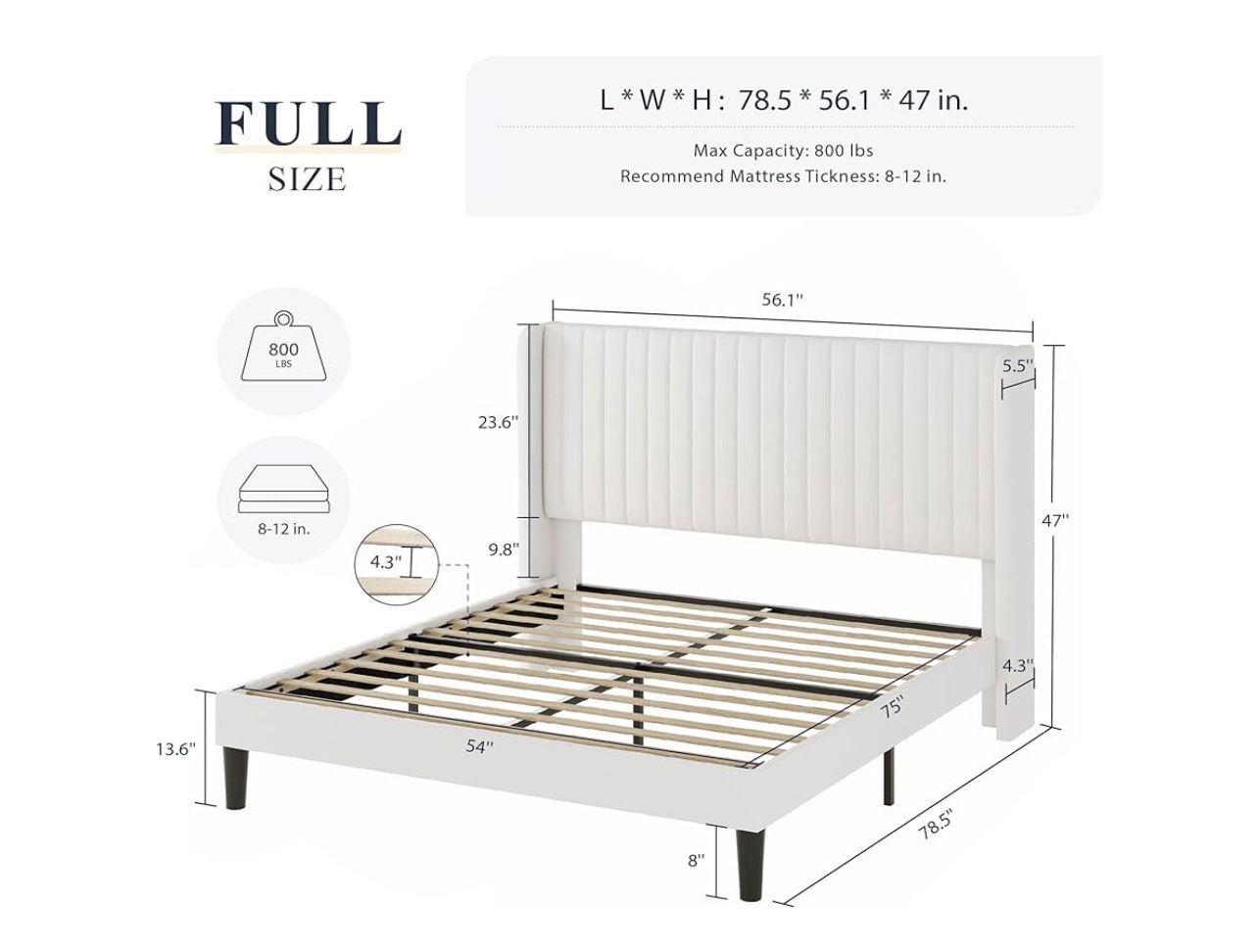 full size velvet bed frame 