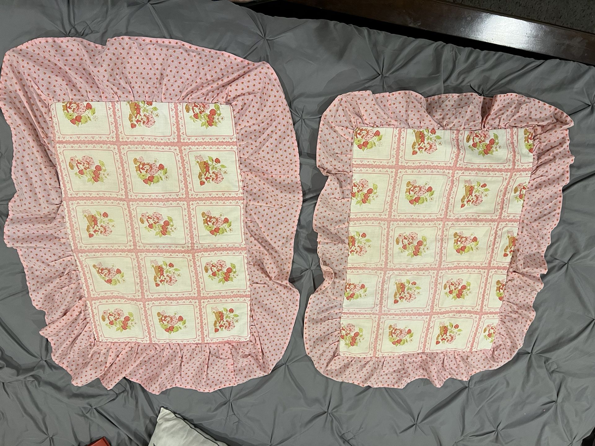 Vintage Strawberry Shortcake Pillowcases