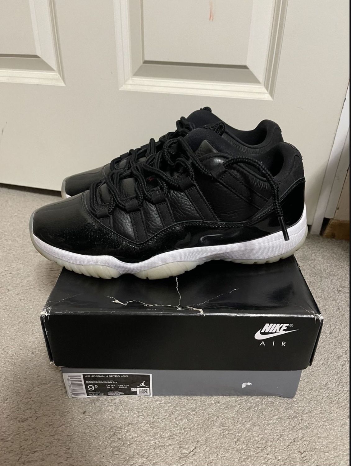 VNDS JORDAN 11 LOW 72-10 SIZE 9.5