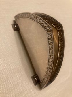 Silver plate napkin holder