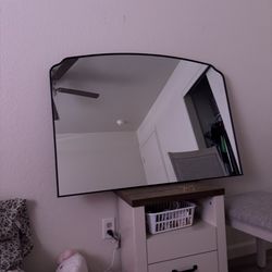 Black Wall Mirror 