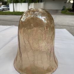 Vintage Decorative Crackled Glass Dome (have 37 units of them)