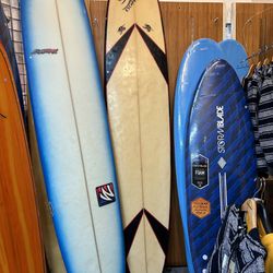 Longboard surfboard At Catch A Wave Surf Shop