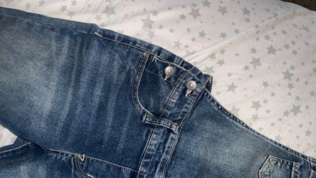 Denim Overalls with Tags