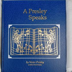 A Presley Speaks 1978 Book Signed First Edition 