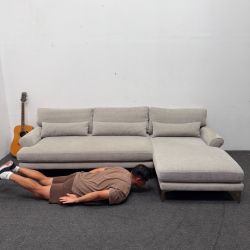 Interior Define Maxwell Sectional Sofa with Right Chaise (2.2k OFF) Can Deliver, Washable + Clean af