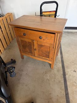 FREE wood nightstand
