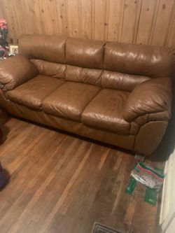 2 Brown Sofas