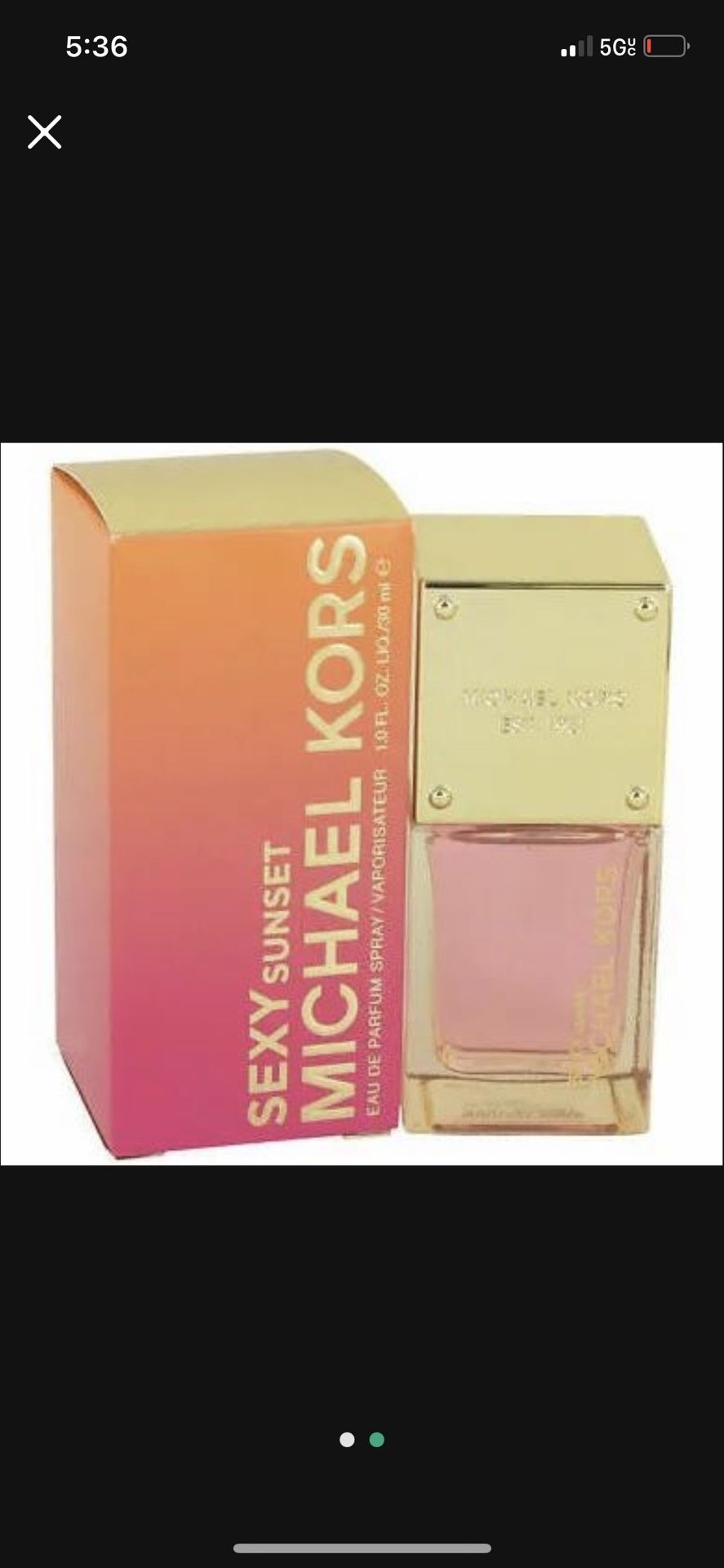 Michael Kors Sexy Sunset Perfume 1.0 Oz Eau De Parfum Spray Serious inquiries only please Pick up location in the city of Pico Rivera