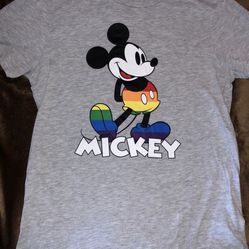 Disneyland Mickey Mouse Rainbow Pride Shirt