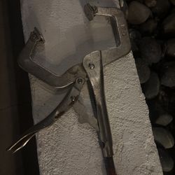 Lock Locking C-Clamp with Swivel Jaws