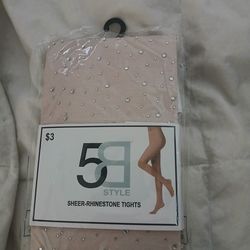Rhinestone tights