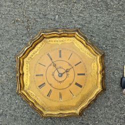 Vintage Wall Clock Swiss Made Mid 20th Electric 