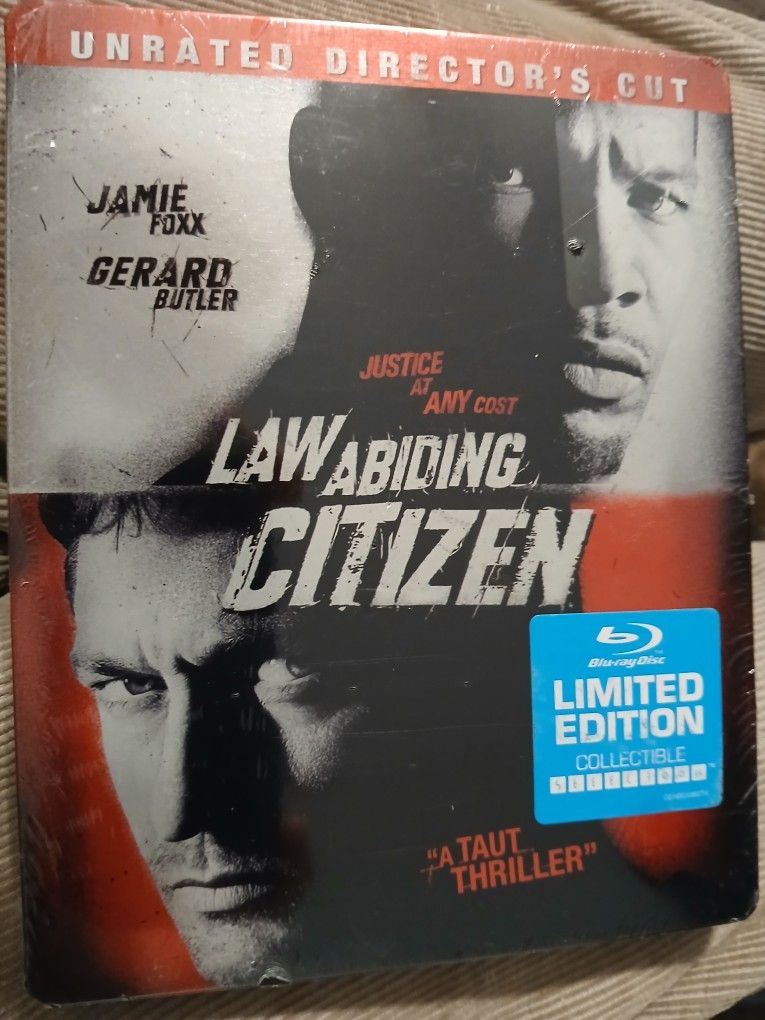 Law-abiding citizen.
Unrated directors cut steel book brand new