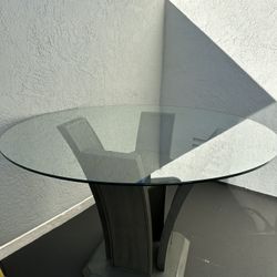 glass table