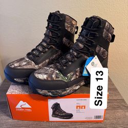 Men’s Camo Boots size 13
