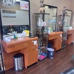 Beauty Salon Stations and Counter
