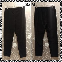 WOMENS BLACK CORDUROY PANTS SIZE M (READ)